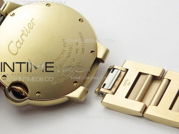 Ballon Bleu 36mm RG K3F 1:1 Best Edition White Textured Dial on SS Bracelet A076 - Image 23