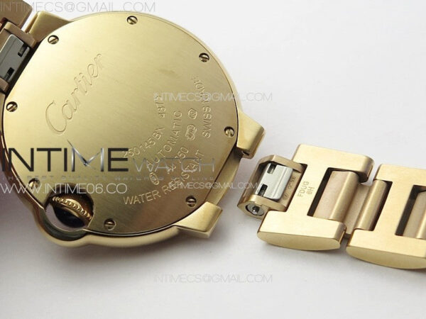 Ballon Bleu 33mm RG K3F 1:1 Best Edition White Textured Dial on SS Bracelet A076 - Image 24
