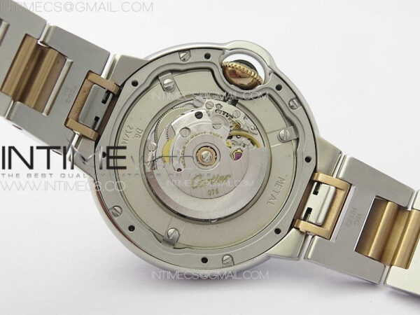 Ballon Bleu 33mm SS/RG K3F 1:1 Best Edition White MOP Dial on SS Bracelet A076 - Image 25