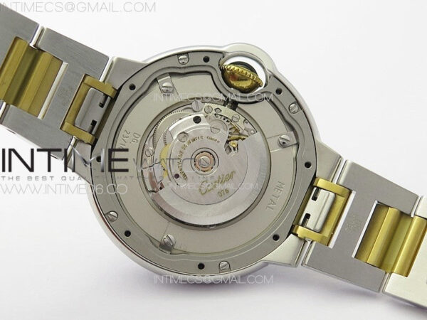 Ballon Bleu 33mm SS/YG K3F 1:1 Best Edition White Textured Dia Markers Dial on SS Bracelet A076 - Image 25