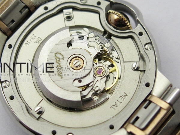 Ballon Bleu 33mm SS/RG K3F 1:1 Best Edition White MOP Dial on SS Bracelet A076 - Image 26