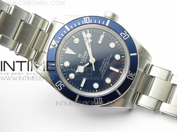 Black Bay Fifty Eight 39mm SS ZF 1:1 Best Edition Blue Dial on SS Bracelet A2824 - Image 2