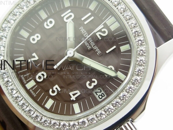 Aquanaut Jumbo 5069A SS Best Edition Brown Dial on Brown Rubber Strap Asain PP324CS(Free box) - Image 4