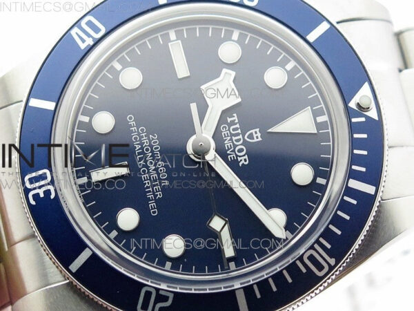Black Bay Fifty Eight 39mm SS ZF 1:1 Best Edition Blue Dial on SS Bracelet A2824 - Image 4