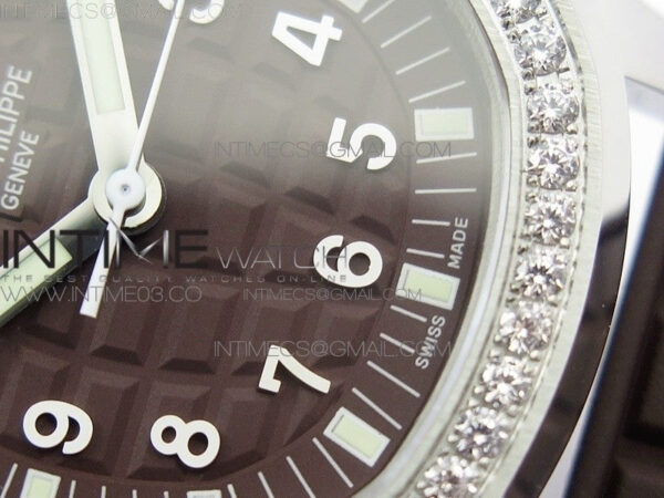Aquanaut Jumbo 5069A SS Best Edition Brown Dial on Brown Rubber Strap Asain PP324CS(Free box) - Image 5