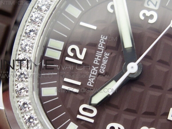 Aquanaut Jumbo 5069A SS Best Edition Brown Dial on Brown Rubber Strap Asain PP324CS(Free box) - Image 6