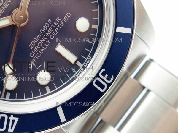 Black Bay Fifty Eight 39mm SS ZF 1:1 Best Edition Blue Dial on SS Bracelet A2824 - Image 6