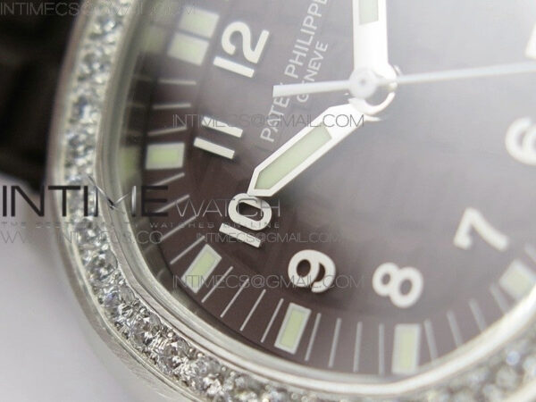 Aquanaut Jumbo 5069A SS Best Edition Brown Dial on Brown Rubber Strap Asain PP324CS(Free box) - Image 7