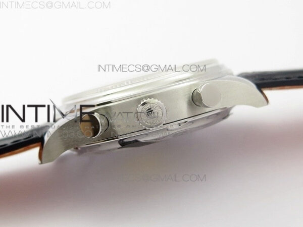 6Portugieser Chrono Classic 42 IW390406 ZF 1:1 Best Edition White dial blue markers on Black Leather Strap A7750 - Image 9