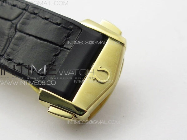 Constellation 41mm YG/Black Ceramic Bezel VSF 1:1 Best Edition Black Dial on Black Gummy Strap A8900 - Image 11