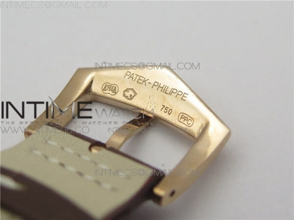 Calatrava 5524 RG Pilot Travel Time GRF Brown Dial on Brown Leather Strap MIYOTA 9015 - Image 13