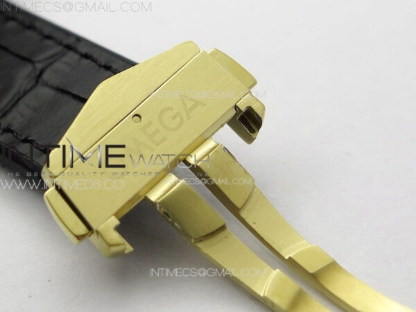 Constellation 41mm YG/Black Ceramic Bezel VSF 1:1 Best Edition Black Dial on Black Gummy Strap A8900 - Image 14