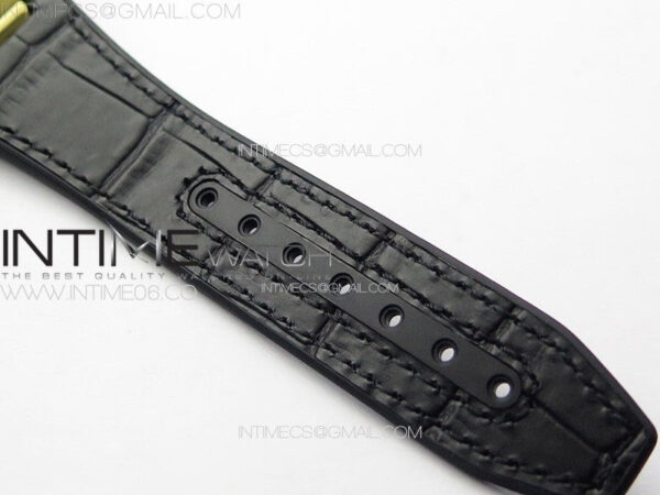 Constellation 41mm YG/Black Ceramic Bezel VSF 1:1 Best Edition Black Dial on Black Gummy Strap A8900 - Image 15
