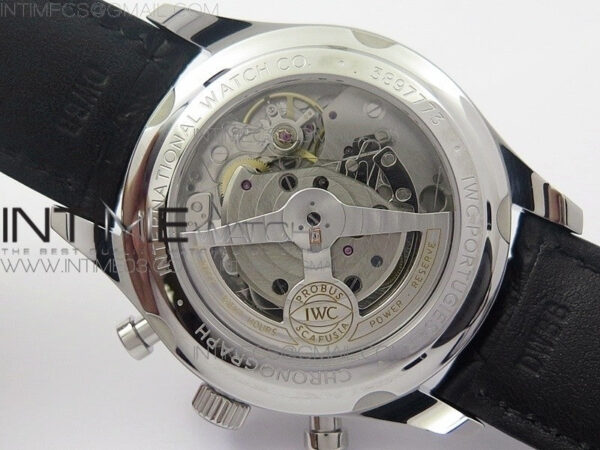 6Portugieser Chrono Classic 42 IW390406 ZF 1:1 Best Edition White dial blue markers on Black Leather Strap A7750 - Image 16