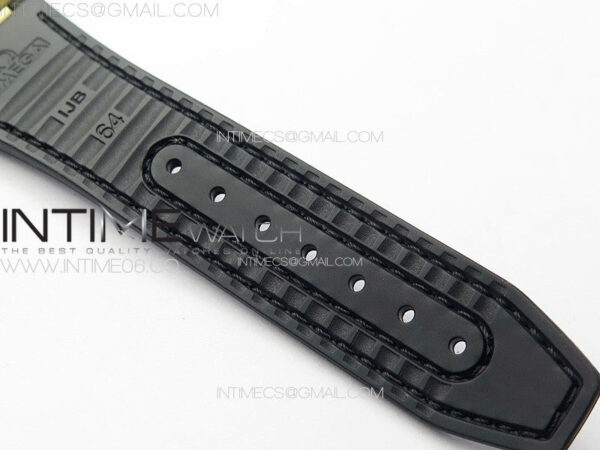 Constellation 41mm YG/Black Ceramic Bezel VSF 1:1 Best Edition Black Dial on Black Gummy Strap A8900 - Image 16