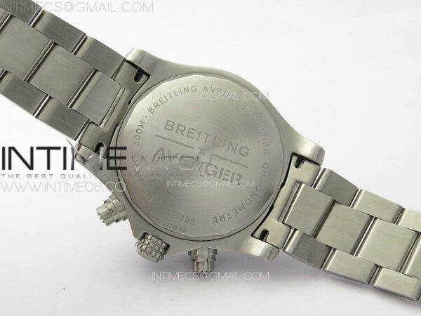 Avenger Chrono SS Red Second hand B50 Black Dial on SS Bracelet A7750 - Image 18