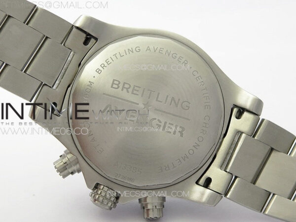 Avenger Chrono SS Red Second hand B50 Black Dial on SS Bracelet A7750 - Image 19