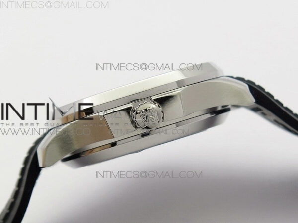 Aquanaut Jumbo 5164A SS Black Dial on Black Rubber Strap 324SC - Image 7