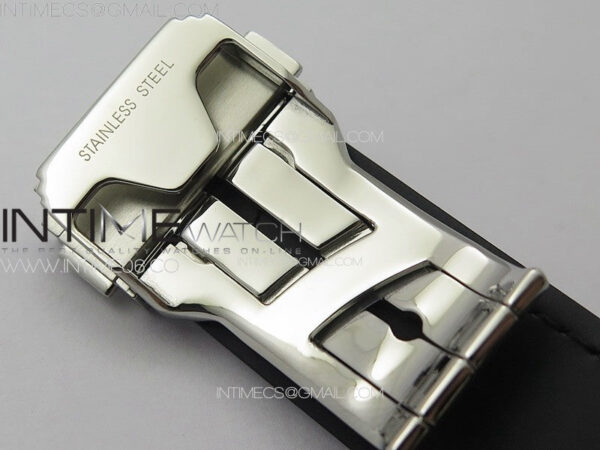 Classic Fusion 42mm SS APSF 1:1 Best Edition White Dial On Gummy Strap A2892 - Image 12
