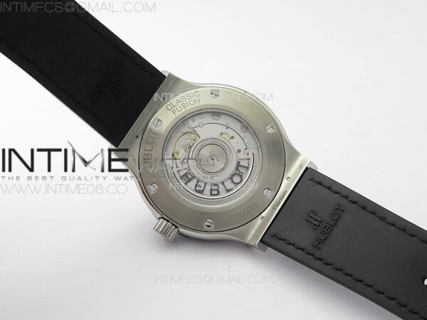 Classic Fusion 42mm SS APSF 1:1 Best Edition White Dial On Gummy Strap A2892 - Image 16