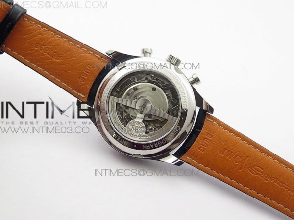 6Portugieser Chrono Classic 42 IW390406 ZF 1:1 Best Edition Blue Dial Blue Hand on Black Leather Strap A7750 - Image 20