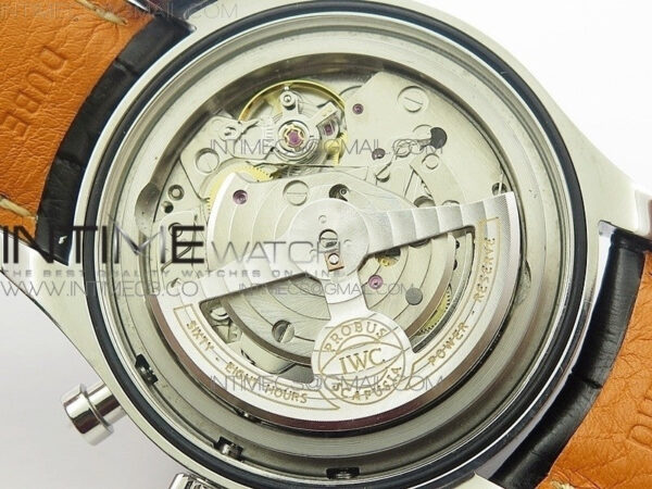 6Portugieser Chrono Classic 42 IW390406 ZF 1:1 Best Edition Blue Dial Blue Hand on Black Leather Strap A7750 - Image 26