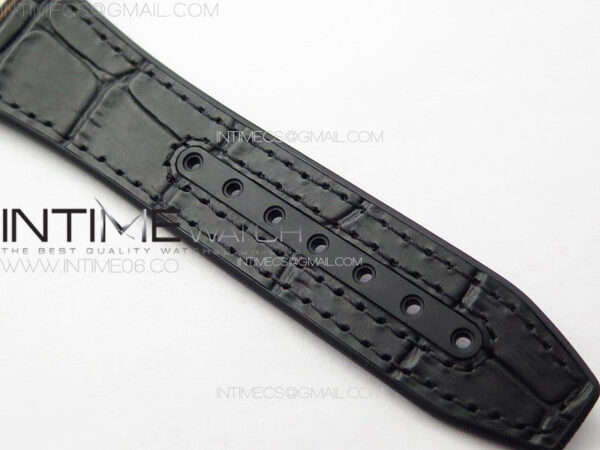 Constellation 41mm SS/Black Ceramic Bezel VSF 1:1 Best Edition Black Dial on Black Gummy Strap A8900 - Image 16
