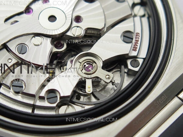 Constellation 41mm SS/Black Ceramic Bezel VSF 1:1 Best Edition Black Dial on Black Gummy Strap A8900 - Image 25
