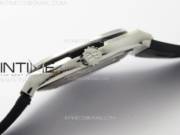 Classic Fusion 42mm SS Paved Diamonds Case And Bezel B50F Paved Diamonds Dial On Gray Gummy Strap A2892 - Image 8