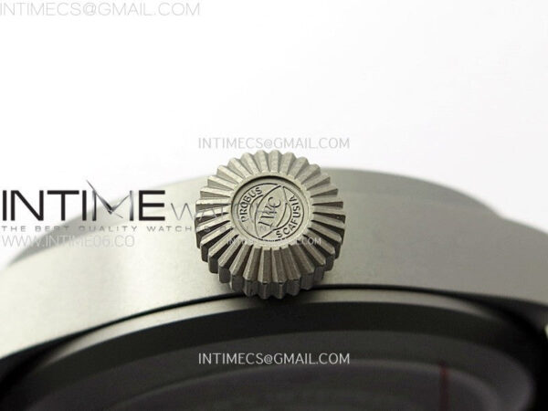 Big Pilot IW329701 Ti M+F 1:1 Best Edition Black Dial on Brown Leather Strap SEIKO 8N-24 - Image 9