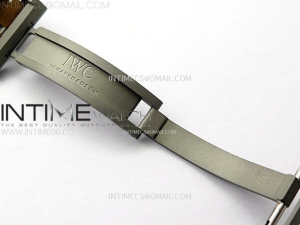 Big Pilot IW329701 Ti M+F 1:1 Best Edition Black Dial on Brown Leather Strap SEIKO 8N-24 - Image 12