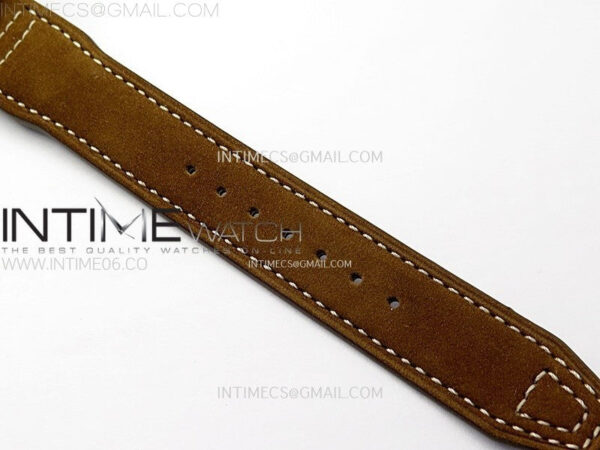 Big Pilot IW329701 Ti M+F 1:1 Best Edition Black Dial on Brown Leather Strap SEIKO 8N-24 - Image 15
