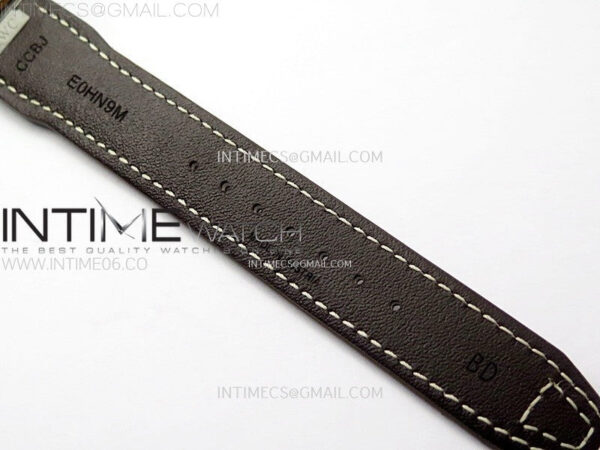 Big Pilot IW329701 Ti M+F 1:1 Best Edition Black Dial on Brown Leather Strap SEIKO 8N-24 - Image 16