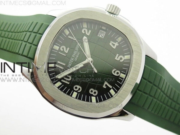 Aquanaut Jumbo MP Best Edition SS Green Dial on Green Rubber Strap A2824 to PP324CS - Image 2