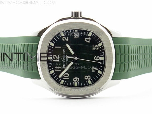Aquanaut Jumbo MP Best Edition SS Green Dial on Green Rubber Strap A2824 to PP324CS - Image 3