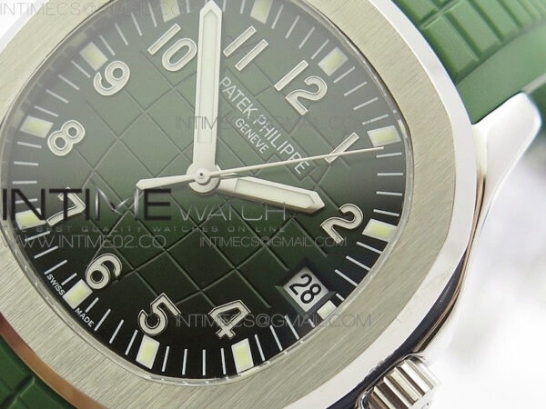 Aquanaut Jumbo MP Best Edition SS Green Dial on Green Rubber Strap A2824 to PP324CS - Image 4