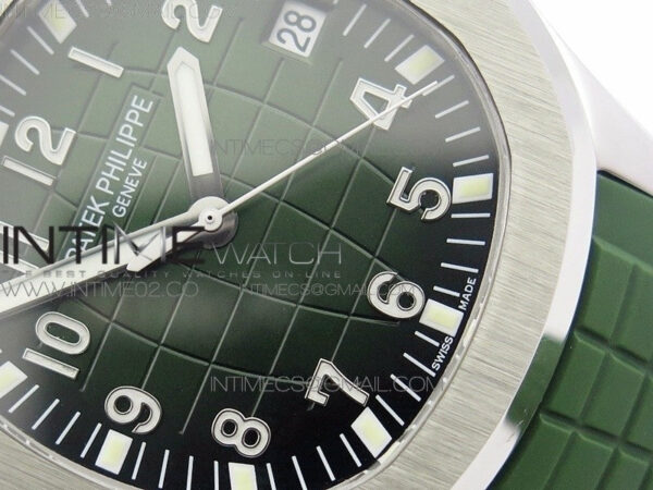 Aquanaut Jumbo MP Best Edition SS Green Dial on Green Rubber Strap A2824 to PP324CS - Image 5