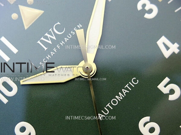 Big Pilot IW329702 Bronze M+F 1:1 Best Edition Green Dial On Brown Leather Strap SEIKO 8N-24 - Image 8