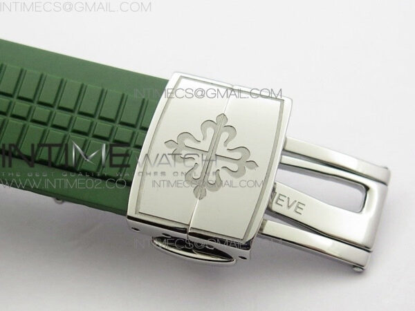 Aquanaut Jumbo MP Best Edition SS Green Dial on Green Rubber Strap A2824 to PP324CS - Image 10