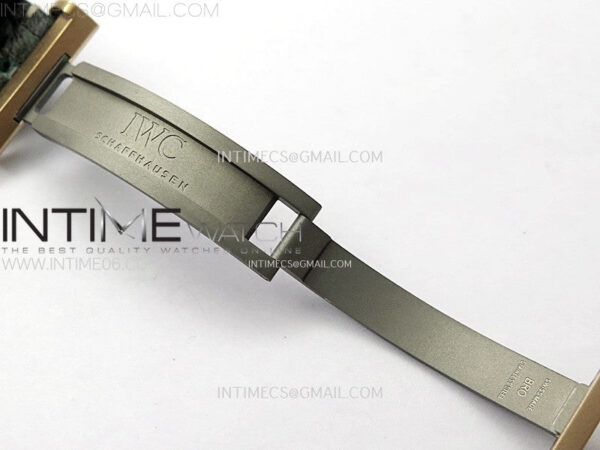 Big Pilot IW329702 Bronze M+F 1:1 Best Edition Green Dial On Brown Leather Strap SEIKO 8N-24 - Image 13