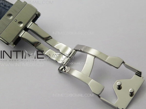Classic Fusion 42mm SS Paved Diamonds Case And Bezel B50F Paved Diamonds Dial On Blue Gummy Strap A2892 - Image 13