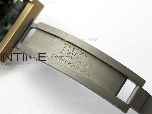 Big Pilot IW329702 Bronze M+F 1:1 Best Edition Green Dial On Brown Leather Strap SEIKO 8N-24 - Image 14