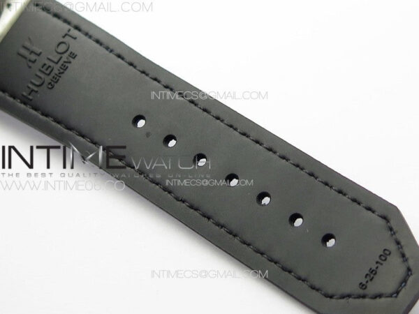 Classic Fusion 42mm SS Paved Diamonds Case And Bezel B50F Paved Diamonds Dial On Blue Gummy Strap A2892 - Image 15
