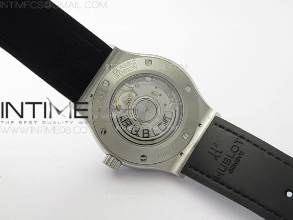 Classic Fusion 42mm SS Paved Diamonds Case And Bezel B50F Paved Diamonds Dial On Blue Gummy Strap A2892 - Image 16