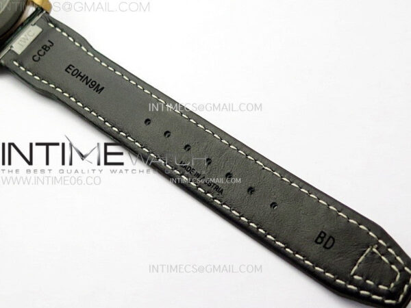 Big Pilot IW329702 Bronze M+F 1:1 Best Edition Green Dial On Brown Leather Strap SEIKO 8N-24 - Image 17
