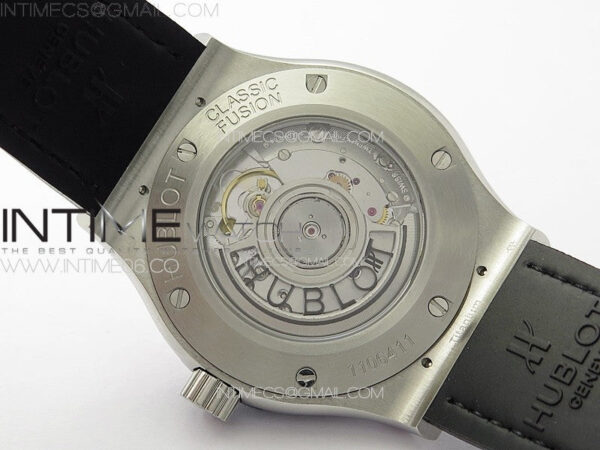 Classic Fusion 42mm SS Paved Diamonds Case And Bezel B50F Paved Diamonds Dial On Blue Gummy Strap A2892 - Image 17