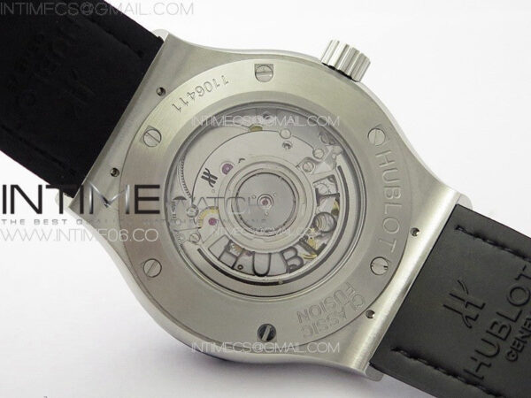 Classic Fusion 42mm SS Paved Diamonds Case And Bezel B50F Paved Diamonds Dial On Blue Gummy Strap A2892 - Image 18