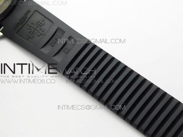 Aquanaut 5164A SS ZF 1:1 Best Edition Black Dial on Black Rubber Strap A324 - Image 19