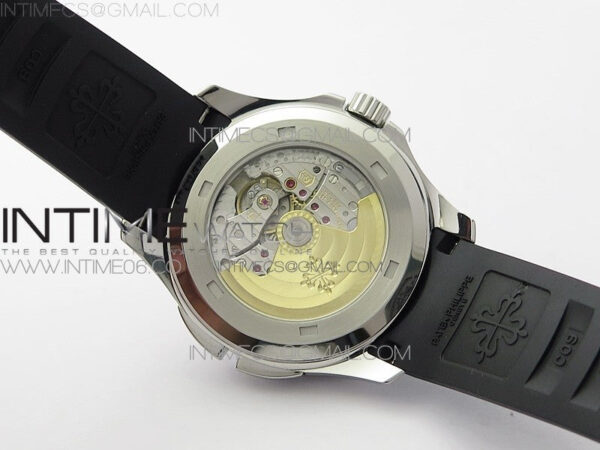 Aquanaut 5164A SS ZF 1:1 Best Edition Black Dial on Black Rubber Strap A324 - Image 20