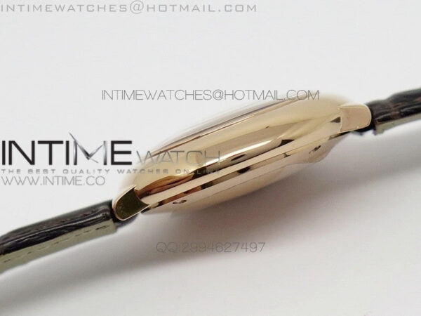 Ballon Bleu 28mm Ladies RG Case White Textured Dial on Brown Leather Ronda Quartz - Image 7